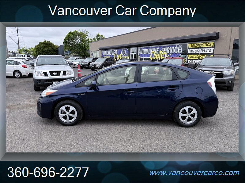 2012 Toyota Prius Model Three! Rated 50 MPG! Clean Title! Low Miles!  Local Car! Accident Free Carfax Report! Great Value! - Photo 1 - Vancouver, WA 98665