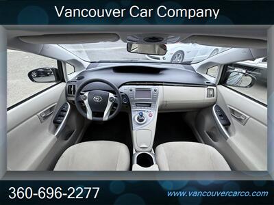 2012 Toyota Prius Model Three! Rated 50 MPG! Clean Title! Low Miles! Local Car! Accident Free Carfax Report! Great Value! - Photo 20 - Vancouver, WA 98665