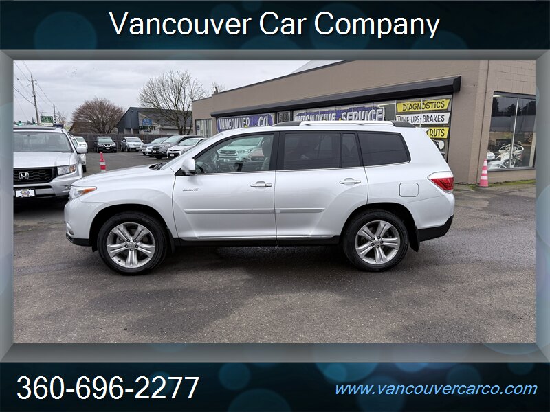 2012 Toyota Highlander 4x4 Limited! Clean Title! 3rd Row! Low Miles!  Strong Carfax History! Iconic Styling! Leather! Loaded! Rare Find!
