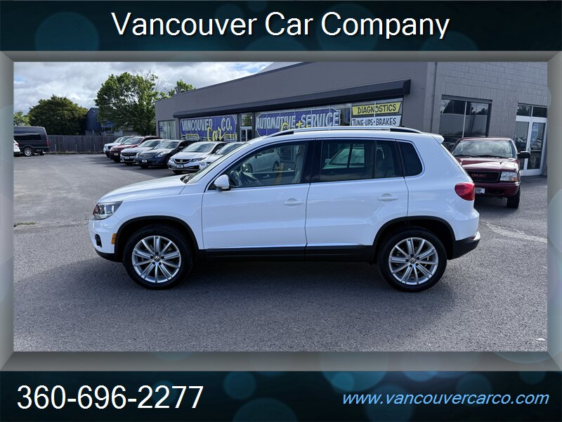 2013 Volkswagen Tiguan SE 4Motion AWD! Clean Title! Only 67,000 Miles!  Locally Owned! Leather! Navigation! Moonroof! Great Price to Miles! Impressive!