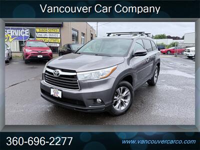 2015 Toyota Highlander AWD XLE! Clean Title! 1 Owner! Only 51,000 Miles!  Strong Carfax! Locally Owned! 3rd Row! Leather! Moonroof! Impressive! - Photo 3 - Vancouver, WA 98665