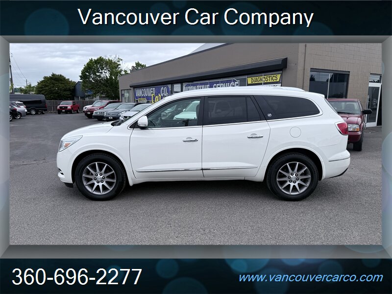 2015 Buick Enclave Leather! AWD! 3rd Row Seating! Low Miles!  Adult Owned Locally! Clean Title! Great Price Point!