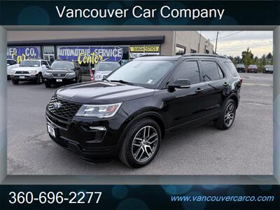 2019 Ford Explorer AWD Sport! Clean Title! Leather! 3rd Row! Low Miles! Safe & Smart Pkg! Great Value! - Photo 2 - Vancouver, WA 98665