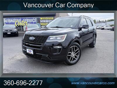 2019 Ford Explorer AWD Sport! Clean Title! Leather! 3rd Row! Low Miles! Safe & Smart Pkg! Great Value! - Photo 3 - Vancouver, WA 98665