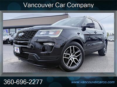 2019 Ford Explorer AWD Sport! Clean Title! Leather! 3rd Row! Low Miles! Safe & Smart Pkg! Great Value! - Photo 40 - Vancouver, WA 98665