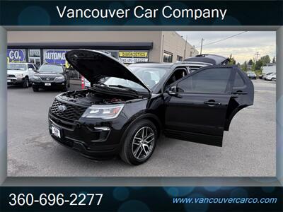 2019 Ford Explorer AWD Sport! Clean Title! Leather! 3rd Row! Low Miles! Safe & Smart Pkg! Great Value! - Photo 36 - Vancouver, WA 98665
