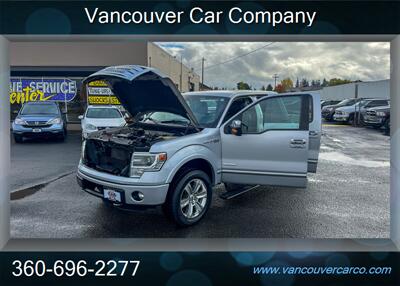 2013 Ford F-150 4x4 Crew Cab Platinum! Moonroof! Leather! Loaded!  Low Miles! Local Truck! Clean Title! Strong Carfax Report! Impressive! - Photo 42 - Vancouver, WA 98665