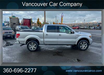 2013 Ford F-150 4x4 Crew Cab Platinum! Moonroof! Leather! Loaded!  Low Miles! Local Truck! Clean Title! Strong Carfax Report! Impressive! - Photo 8 - Vancouver, WA 98665