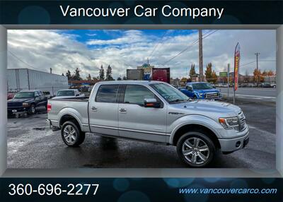 2013 Ford F-150 4x4 Crew Cab Platinum! Moonroof! Leather! Loaded!  Low Miles! Local Truck! Clean Title! Strong Carfax Report! Impressive! - Photo 9 - Vancouver, WA 98665