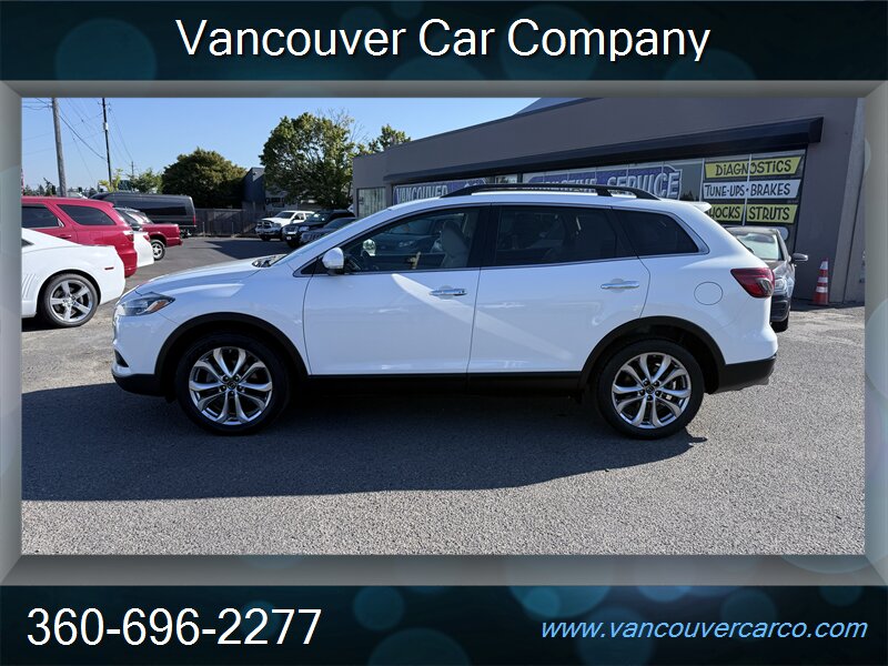 2013 Mazda CX-9 Grand Touring! FWD! Clean Title! 3rd Row Seating!  Leather! Loaded! Low Miles! Local! Great Value!