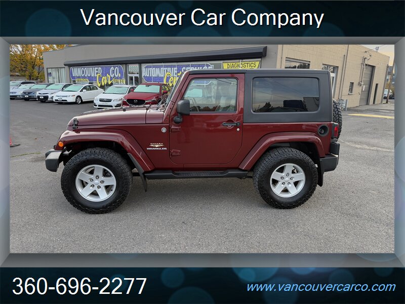 2009 Jeep Wrangler 4x4 Sahara! Automatic! Hardtop! Only 89,000 Miles!  Clean Title! Good Carfax! Great Value! Impressive!