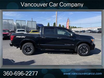 2019 Nissan Titan Crew Cab PRO-4X! Clean Title! Leather! Local! Powerful V-8 Rated at 390hp! Great Price Point! Impressive! - Photo 2 - Vancouver, WA 98665