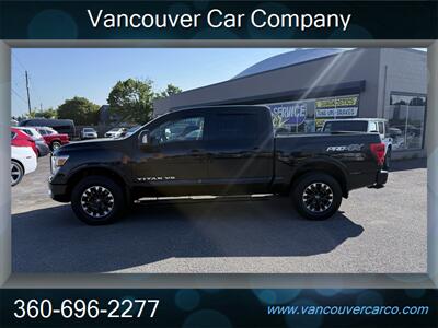 2019 Nissan Titan Crew Cab PRO-4X! Clean Title! Leather! Local! Powerful V-8 Rated at 390hp! Great Price Point! Impressive! - Photo 1 - Vancouver, WA 98665