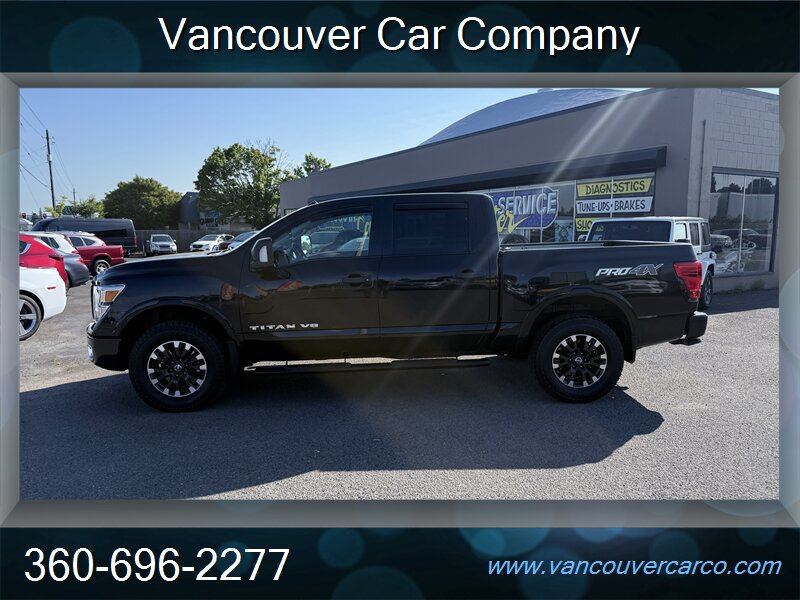 2019 Nissan Titan Crew Cab PRO-4X! Clean Title! Leather! Local!  Powerful V-8 Rated at 390hp! Great Price Point! Impressive! - Photo 1 - Vancouver, WA 98665