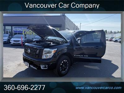 2019 Nissan Titan Crew Cab PRO-4X! Clean Title! Leather! Local! Powerful V-8 Rated at 390hp! Great Price Point! Impressive! - Photo 31 - Vancouver, WA 98665