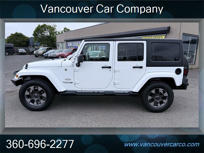 2018 Jeep Wrangler JK Unlimited Sahara! Hardtop! Local! Clean Title! Automatic!  Good Carfax History! Off-The-Grid Ready! Great Value! Impressive! - Photo 1 - Vancouver, WA 98665
