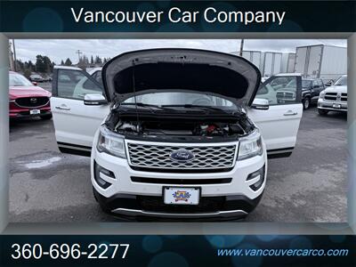 2016 Ford Explorer Platinum 4x4! 3rd Row! Moon Roof! Leather! Local!  Clean Title! Strong Carfax History! Low Miles! Impressive! - Photo 36 - Vancouver, WA 98665