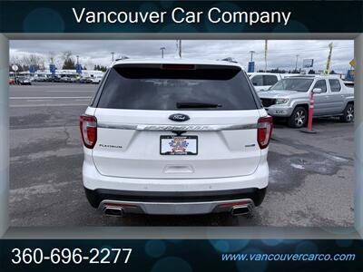 2016 Ford Explorer Platinum 4x4! 3rd Row! Moon Roof! Leather! Local!  Clean Title! Strong Carfax History! Low Miles! Impressive! - Photo 5 - Vancouver, WA 98665