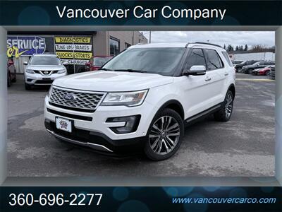 2016 Ford Explorer Platinum 4x4! 3rd Row! Moon Roof! Leather! Local!  Clean Title! Strong Carfax History! Low Miles! Impressive! - Photo 41 - Vancouver, WA 98665