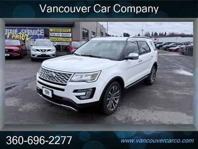 2016 Ford Explorer Platinum 4x4! 3rd Row! Moon Roof! Leather! Local!  Clean Title! Strong Carfax History! Low Miles! Impressive! - Photo 2 - Vancouver, WA 98665