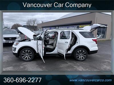 2016 Ford Explorer Platinum 4x4! 3rd Row! Moon Roof! Leather! Local!  Clean Title! Strong Carfax History! Low Miles! Impressive! - Photo 11 - Vancouver, WA 98665