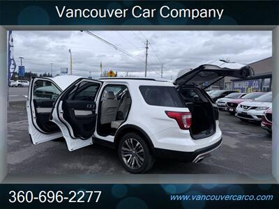 2016 Ford Explorer Platinum 4x4! 3rd Row! Moon Roof! Leather! Local!  Clean Title! Strong Carfax History! Low Miles! Impressive! - Photo 39 - Vancouver, WA 98665