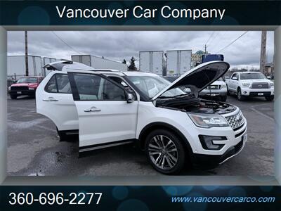 2016 Ford Explorer Platinum 4x4! 3rd Row! Moon Roof! Leather! Local!  Clean Title! Strong Carfax History! Low Miles! Impressive! - Photo 34 - Vancouver, WA 98665