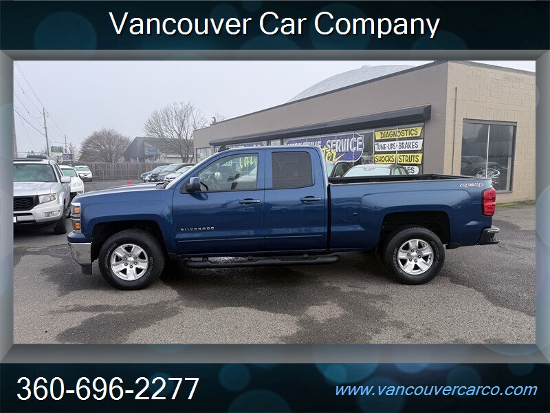 2015 Chevrolet Silverado 1500 LT Double Cab 4x4! 6.5 ft Bed! 1 Owner! Low Miles!  Clean Title! Strong Carfax History! Local Truck! Impressive! - Photo 1 - Vancouver, WA 98665