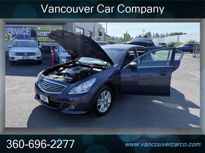 2011 INFINITI G25x AWD! Cool Car! Clean Title! Low Miles! Fast! Fun! Sports Sedan!  Locally Owned! Strong Carfax Report! Great Price Point! - Photo 30 - Vancouver, WA 98665