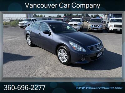 2011 INFINITI G25x AWD! Cool Car! Clean Title! Low Miles! Fast! Fun! Sports Sedan!  Locally Owned! Strong Carfax Report! Great Price Point! - Photo 9 - Vancouver, WA 98665