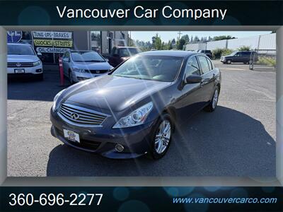 2011 INFINITI G25x AWD! Cool Car! Clean Title! Low Miles! Fast! Fun! Sports Sedan!  Locally Owned! Strong Carfax Report! Great Price Point! - Photo 3 - Vancouver, WA 98665