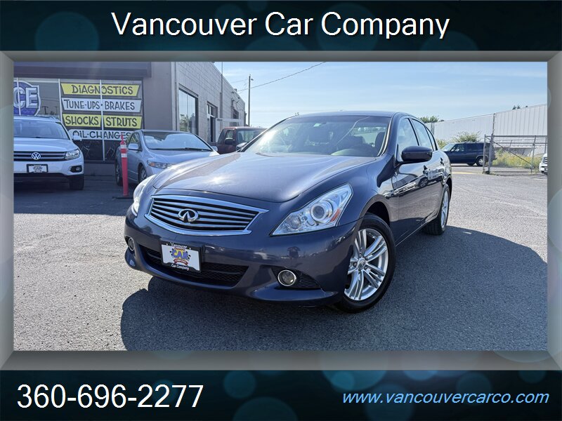 2011 INFINITI G25x AWD! Cool Car! Clean Title! Low Miles! Fast! Fun! Sports Sedan!  Locally Owned! Strong Carfax Report! Great Price Point! - Photo 1 - Vancouver, WA 98665