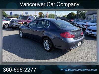 2011 INFINITI G25x AWD! Cool Car! Clean Title! Low Miles! Fast! Fun! Sports Sedan!  Locally Owned! Strong Carfax Report! Great Price Point! - Photo 5 - Vancouver, WA 98665