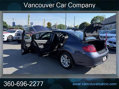 2011 INFINITI G25x AWD! Cool Car! Clean Title! Low Miles! Fast! Fun! Sports Sedan!  Locally Owned! Strong Carfax Report! Great Price Point! - Photo 31 - Vancouver, WA 98665