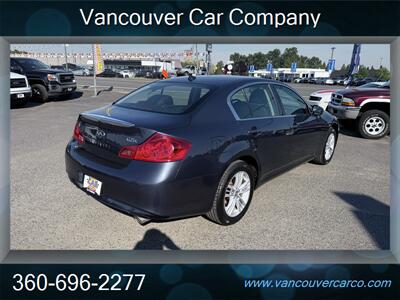 2011 INFINITI G25x AWD! Cool Car! Clean Title! Low Miles! Fast! Fun! Sports Sedan!  Locally Owned! Strong Carfax Report! Great Price Point! - Photo 7 - Vancouver, WA 98665