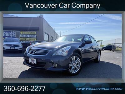 2011 INFINITI G25x AWD! Cool Car! Clean Title! Low Miles! Fast! Fun! Sports Sedan!  Locally Owned! Strong Carfax Report! Great Price Point! - Photo 36 - Vancouver, WA 98665