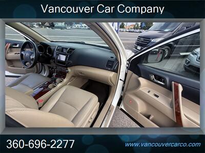 2013 Toyota Highlander AWD Limited! Loaded! 3rd Row! Only 68,000 Miles!  Clean Title! Strong Carfax History! Great Local Servicing! Impressive! - Photo 19 - Vancouver, WA 98665