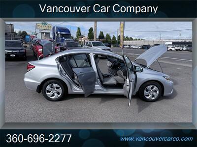 2014 Honda Civic LX! Leather! Only 23,000 Low Miles! Clean Title! Accident Free Carfax Report! Local Car! Rare Find! Great Value! - Photo 11 - Vancouver, WA 98665
