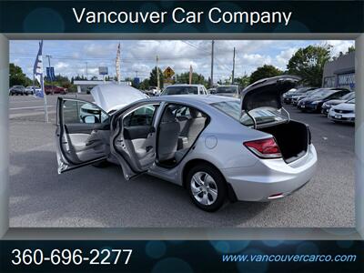 2014 Honda Civic LX! Leather! Only 23,000 Low Miles! Clean Title! Accident Free Carfax Report! Local Car! Rare Find! Great Value! - Photo 30 - Vancouver, WA 98665