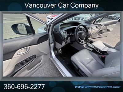 2014 Honda Civic LX! Leather! Only 23,000 Low Miles! Clean Title! Accident Free Carfax Report! Local Car! Rare Find! Great Value! - Photo 12 - Vancouver, WA 98665