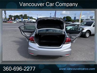2014 Honda Civic LX! Leather! Only 23,000 Low Miles! Clean Title! Accident Free Carfax Report! Local Car! Rare Find! Great Value! - Photo 32 - Vancouver, WA 98665
