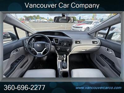 2014 Honda Civic LX! Leather! Only 23,000 Low Miles! Clean Title! Accident Free Carfax Report! Local Car! Rare Find! Great Value! - Photo 18 - Vancouver, WA 98665