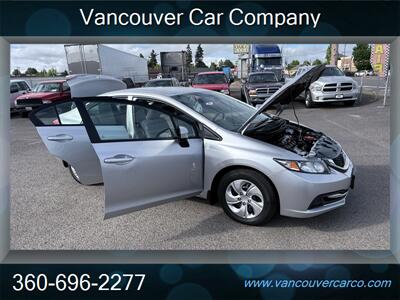 2014 Honda Civic LX! Leather! Only 23,000 Low Miles! Clean Title! Accident Free Carfax Report! Local Car! Rare Find! Great Value! - Photo 31 - Vancouver, WA 98665