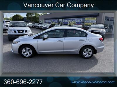 2014 Honda Civic LX! Leather! Only 23,000 Low Miles! Clean Title! Accident Free Carfax Report! Local Car! Rare Find! Great Value! - Photo 1 - Vancouver, WA 98665