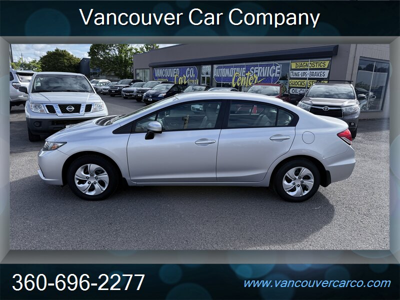 2014 Honda Civic LX! Leather! Only 23,000 Low Miles! Clean Title!  Accident Free Carfax Report! Local Car! Rare Find! Great Value! - Photo 1 - Vancouver, WA 98665