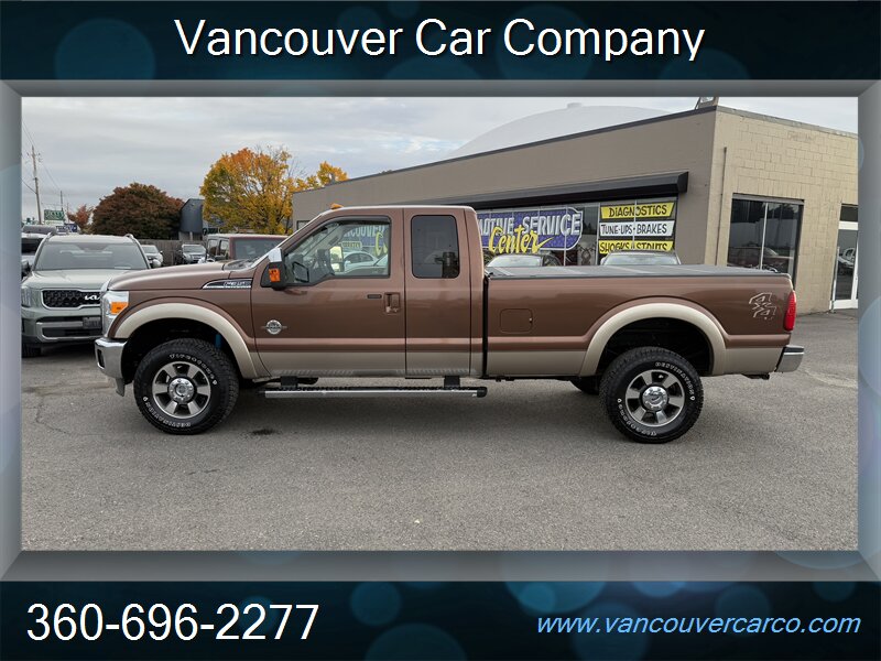 2011 Ford F-350 Super Duty Lariat 4x4! 6.7 Power Stroke! Loaded!  Rare Long Bed! Local Truck! Clean Title! Low Miles!