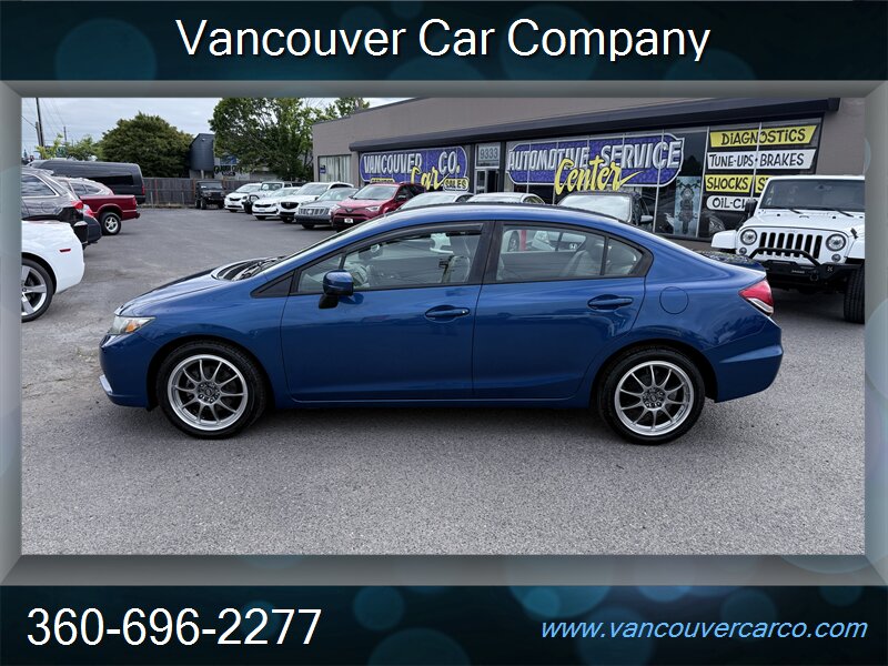 2014 Honda Civic LX 4dr! Automatic! Carfax 1 Owner! Clean Title!  Good Carfax w/ Strong Service Records! Great Value! - Photo 1 - Vancouver, WA 98665