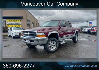 2001 Dodge Dakota 4x4 SLT Crew Cab! V-8! Local Truck! Low Miles!  Clean Title! Good Carfax! Great Price Point!