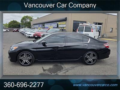 2017 Honda Accord Sport Special Edition! Clean Title! 69,000 Miles!  Local Car! Rated 34mpg Hwy! Beautiful Black on Black! Great Value! Impressive! - Photo 2 - Vancouver, WA 98665