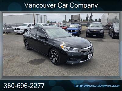 2017 Honda Accord Sport Special Edition! Clean Title! 69,000 Miles!  Local Car! Rated 34mpg Hwy! Beautiful Black on Black! Great Value! Impressive! - Photo 8 - Vancouver, WA 98665